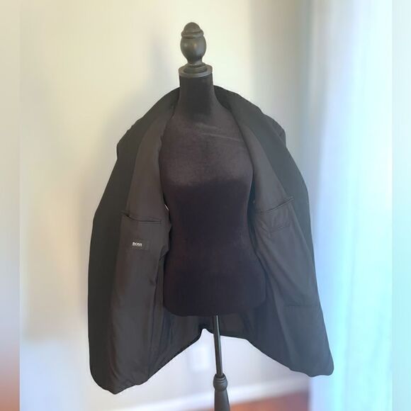 HUGO BOSS Black Wool Einstein Blazer 40L - Picture 12 of 12